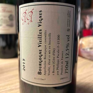 Bourgogne Rouge "Vieilles Vignes" - Philippe Pacalet - monica-et-philippe-pacalet