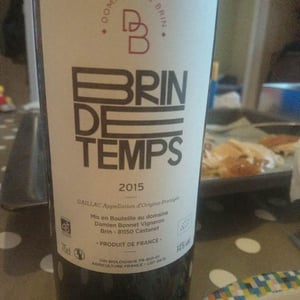Brin de Temps - Domaine de Brin - damien-bonnet