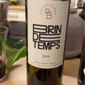 Brin de Temps - Domaine de Brin - Damien Bonnet 