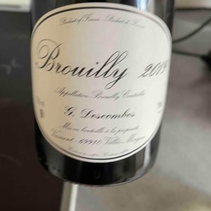 Georges Descombes - Georges Descombes - Brouilly