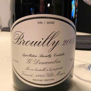 Georges Descombes - Georges Descombes - Brouilly