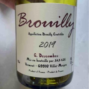 Georges Descombes - Georges Descombes - Brouilly