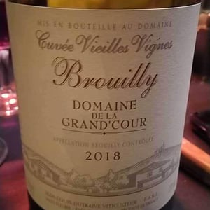 Brouilly Cuvée Vieilles Vignes - Domaine de la Grand'Cour - Jean-Louis Dutraive 