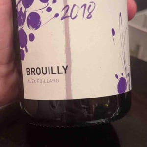Brouilly - Alex Foillard - Alex Foillard 