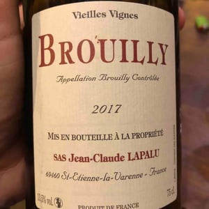 Brouilly Vieilles Vignes 2017