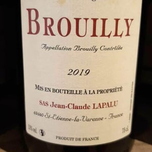 Jean-Claude Lapalu - Jean-Claude Lapalu - Brouilly Vieilles Vignes