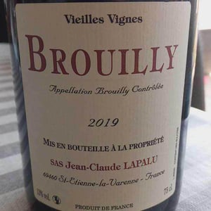 Jean-Claude Lapalu - Jean-Claude Lapalu - Brouilly Vieilles Vignes
