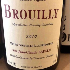 Brouilly Vieilles Vignes - Jean-Claude Lapalu - jean-claude-lapalu