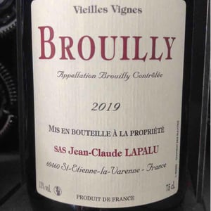 Brouilly Vieilles Vignes - Jean-Claude Lapalu - jean-claude-lapalu