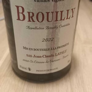 Brouilly Vieilles Vignes