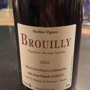 Brouilly Vieilles Vignes - Jean-Claude Lapalu - jean-claude-lapalu