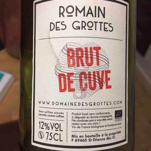 Domaine des Grottes - Romain des Grottes - Brut de Cuve