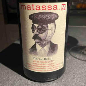 Domaine Matassa - Tom Lubbe - Brutal Rouge
