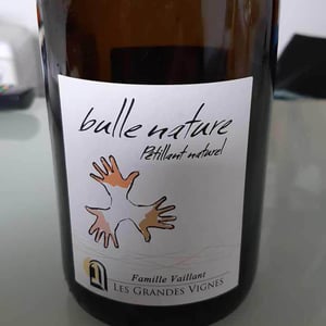 Les Grandes Vignes - Laurence, Dominique & Jean-François Vaillant - Bulle Nature Pet Nat blanc