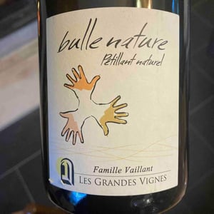 Les Grandes Vignes - Laurence, Dominique & Jean-François Vaillant - Bulle Nature Pet Nat blanc