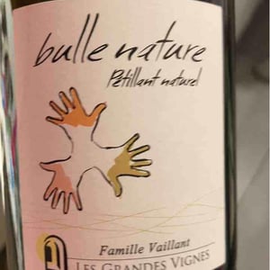 Les Grandes Vignes - Laurence, Dominique & Jean-François Vaillant - Bulle Nature Pet Nat blanc