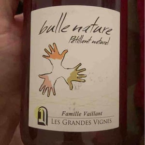 Les Grandes Vignes - Laurence, Dominique & Jean-François Vaillant - Bulle Nature Pet Nat blanc