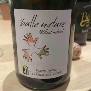 Bulle Nature Pet Nat blanc - Les Grandes Vignes - laurence-dominique-jean-francois-vaillant