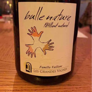 Les Grandes Vignes - Laurence, Dominique & Jean-François Vaillant - Bulle Nature Pet Nat blanc