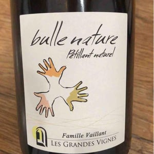 Les Grandes Vignes - Laurence, Dominique & Jean-François Vaillant - Bulle Nature Pet Nat blanc