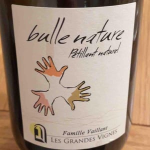 Les Grandes Vignes - Laurence, Dominique & Jean-François Vaillant - Bulle Nature Pet Nat blanc