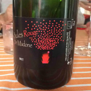 Bulles Rouge De Madone - Vins de la Madone - Gilles Bonnefoy 