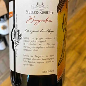 Domaine Muller-Koeberle - David Koeberle - Burgreben