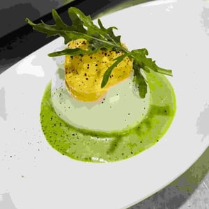 Burrata Pesto De Citron Et Jus De Roquette - La Cuisine-Comptoir - 359337