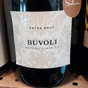 Buvoli solera Metodo Classico Tre Brut - L'Opificio del Pinot Nero - Marco Buvoli 