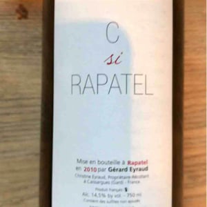 C Si Rapatel 2010 - Domaine de Rapatel - Gérard Eyraud -2010