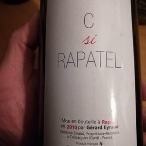 C Si Rapatel 2010 - Domaine de Rapatel - gerard-eyraud -2010
