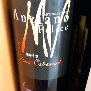 cabernet 2013 - Cantine E Vigneti Anziano Felice - Cantine E Vigneti Anziano Felice -2013