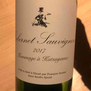 Cabernet Sauvignon "Hommage a Katsuyama" (X Francois Dumas) - Domaine Sogga - Obusé Winery - Akihiko Soga 