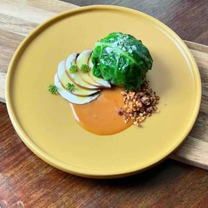 Caillette Aux Champignons, Sauce Miso Blanc - Auberge du Boisné - 785072