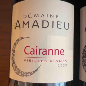 Cairanne vieilles vignes - Domaine des Amadieu - Corine & Yves Jean Houser 