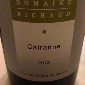 Cairanne Rouge - Domaine Marcel Richaud - Marcel Richaud -2023