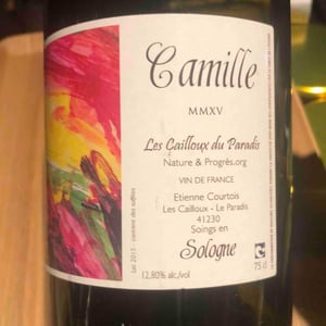 Camille - Les Cailloux du Paradis - Claude & Etienne Courtois -2015