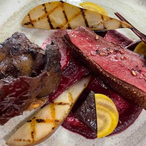 Canard, Poires, Betterave, Jus Anis/Vin Rouge - Itsasoa - 423378