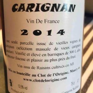 Carignan - Clot de l'Origine - marc-caroline-barriot