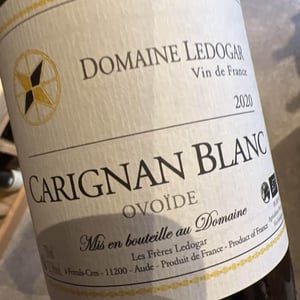 Carignan Blanc - Domaine Ledogar - xavier-mathieu-benoit-ledogar