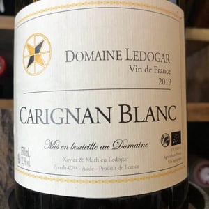 Carignan Blanc - Domaine Ledogar - xavier-mathieu-benoit-ledogar