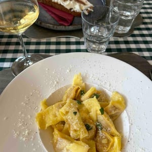 Casoncelli e bruschetta con le alici - Ennesima Ostria con Alloggio