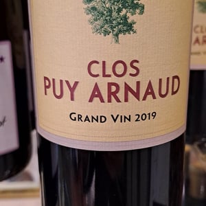 Castillon Côtes de Bordeaux - Clos Puy Arnaud - Thierry Valette -2019