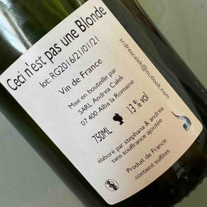 Ceci n’est pas une Blonde - Andrea Calek - Andrea Calek et Stephana Nicolescu -2021