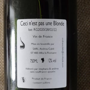 Ceci n’est pas une Blonde - Andrea Calek - Andrea Calek et Stephana Nicolescu -2021