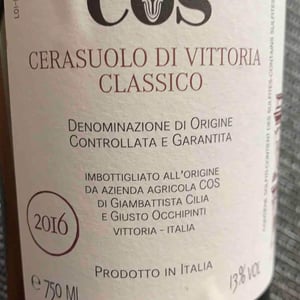 COS - Giambattista Cilia, Cirino Strano & Giusto Occhipinti - Cerasuolo di Vittoria Classico