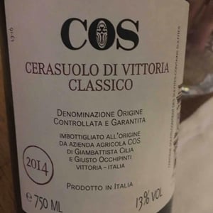 COS - Giambattista Cilia, Cirino Strano & Giusto Occhipinti - Cerasuolo di Vittoria Classico