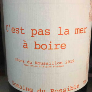 C'est pas la mer à boire - Domaine du Possible - loic-roure