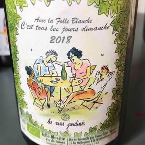 C'est tous les jours dimanche - Les Vins Jardinés - Yoann Gillot -2018