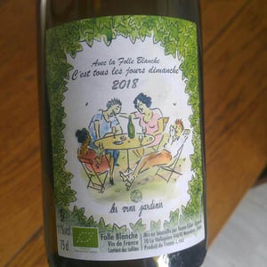 C'est tous les jours dimanche - Les Vins Jardinés - Yoann Gillot -2018